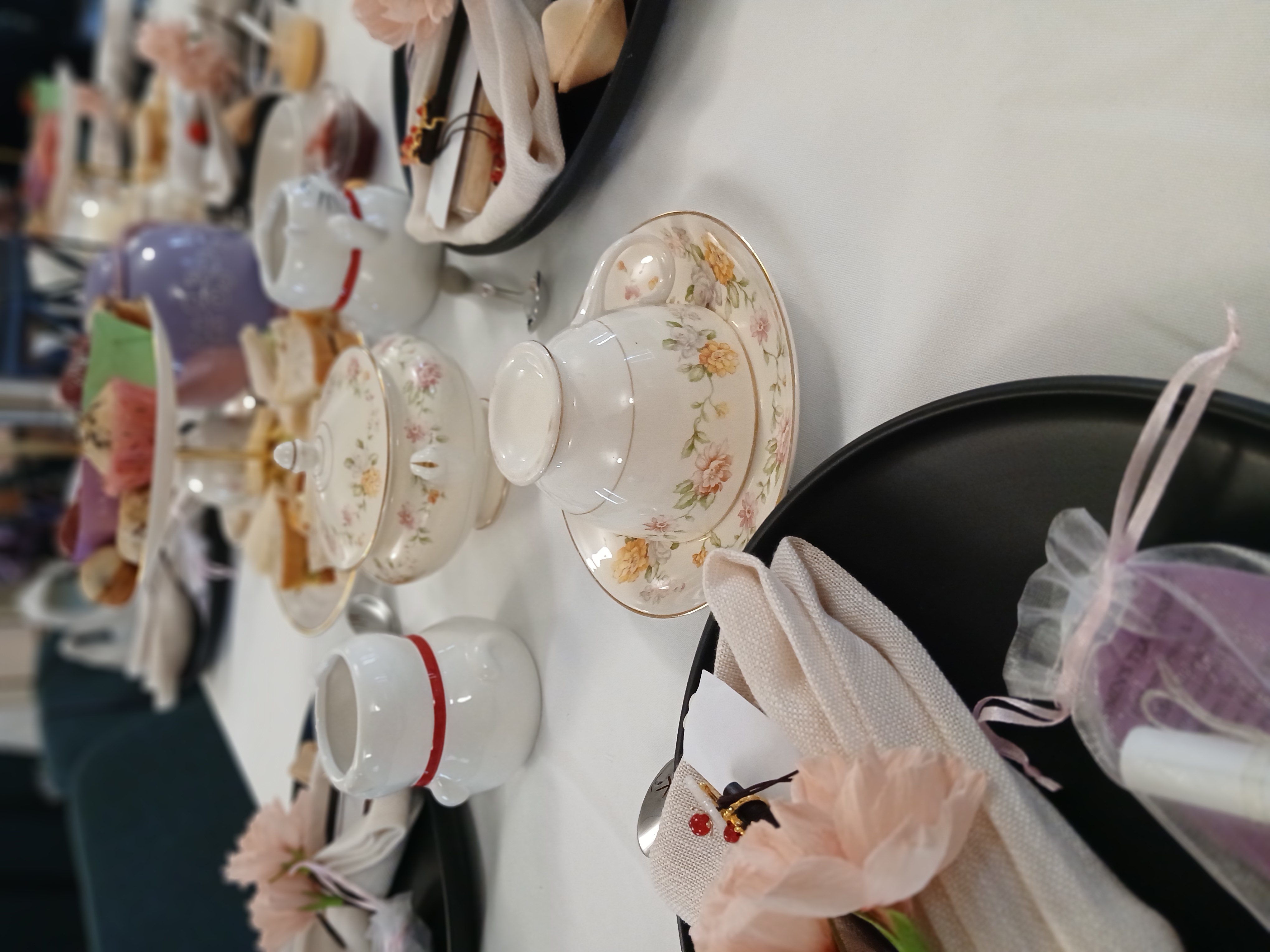 Tea party hostess tray assortment details